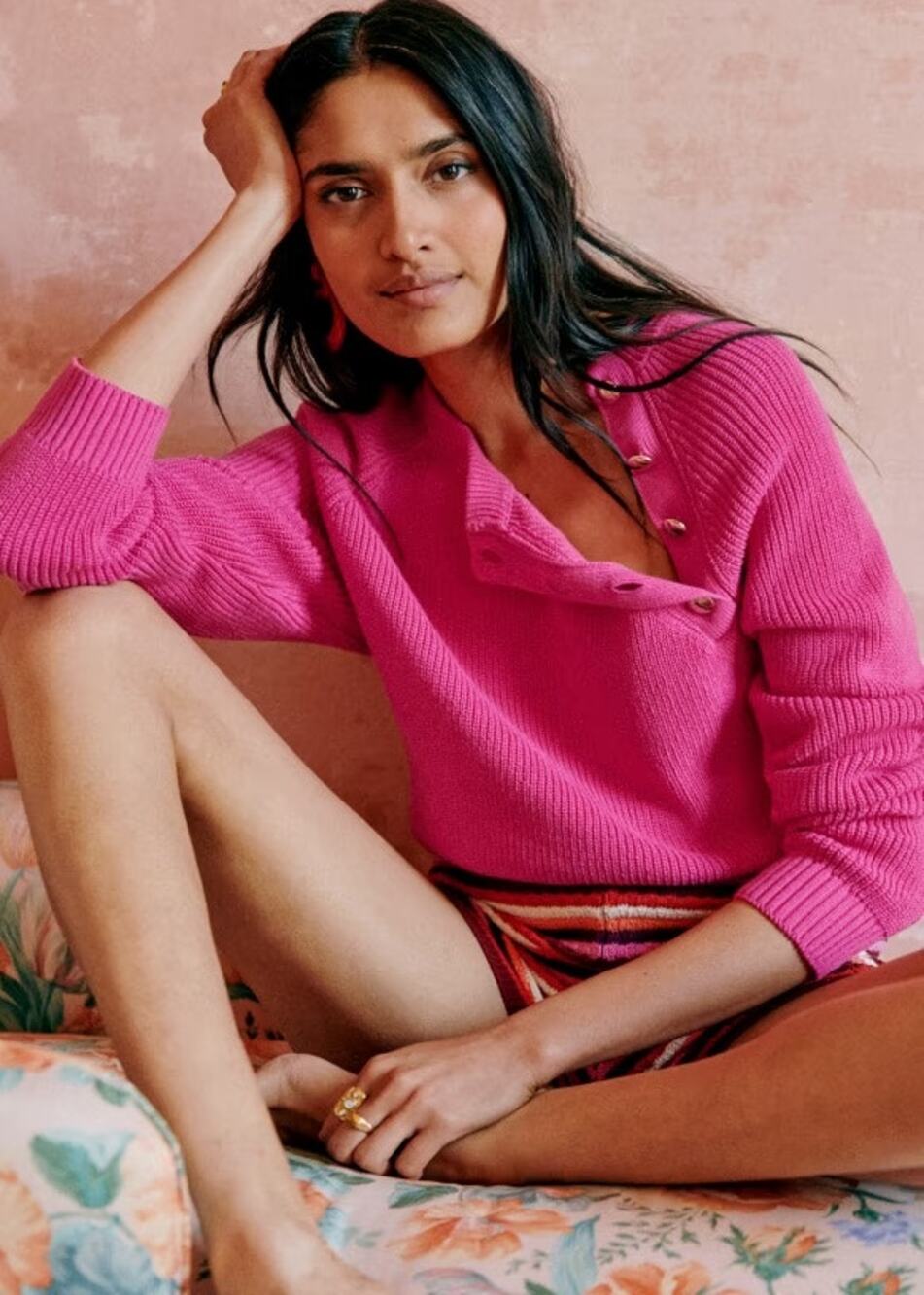 La Maille Sezane Gary Jumper in Mangnolia Size M✨